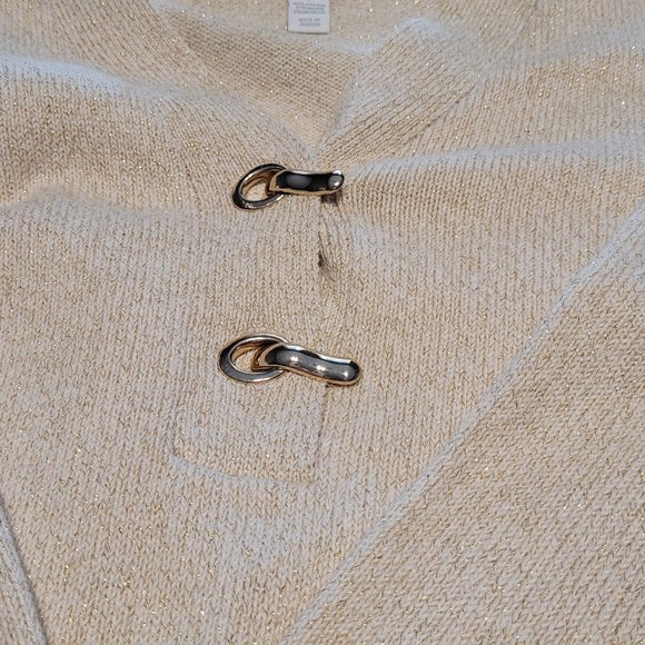 Charter Club Gold Threaded Sweater - Size L - Preloved - Picture 4 of 4